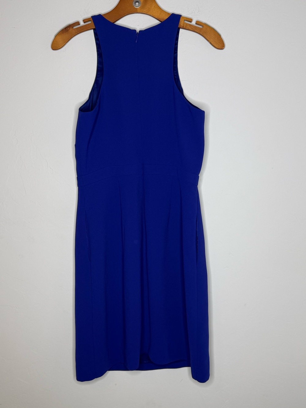 J crew cutaway crepe dress size 4 high neck pockets - Picture 5 of 6